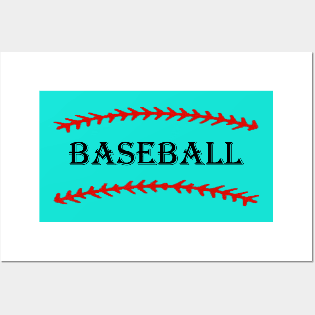 Baseball tshirt for men Wall Art by CREATIVITY88